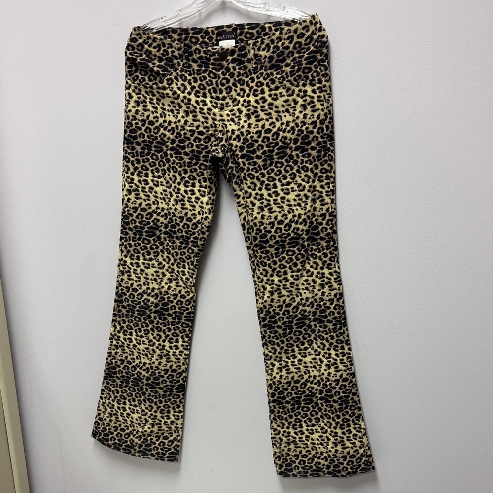 Wet Seal Animal Print Trousers